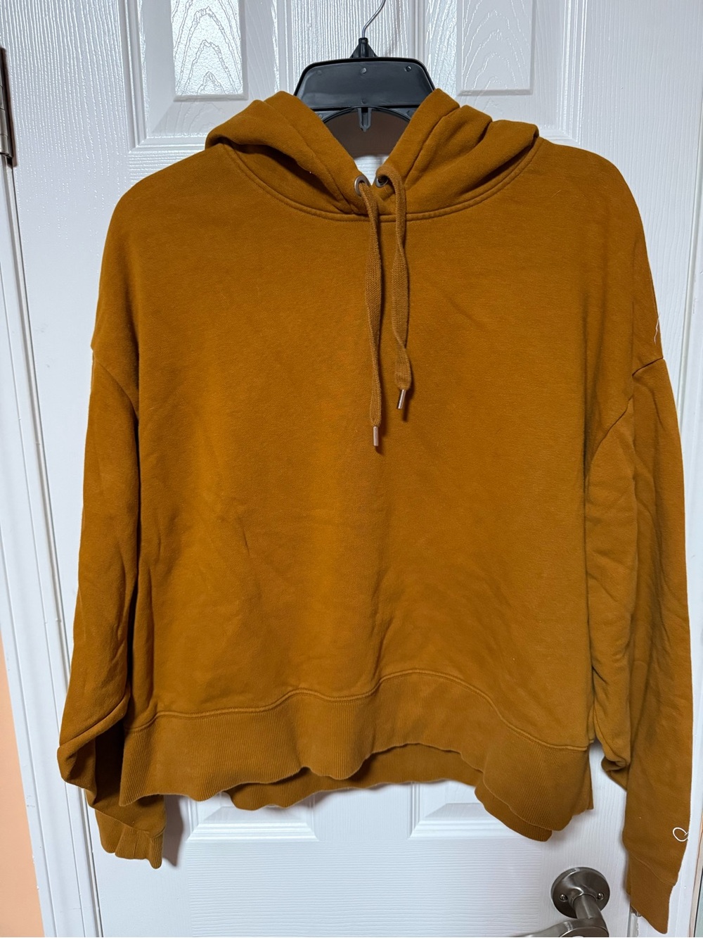 CALIA by Carrie Underwood Cropped Hoodie in Mustard